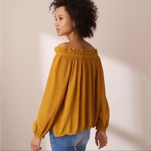 Lou and Grey Off Shoulder Blouse Saffron